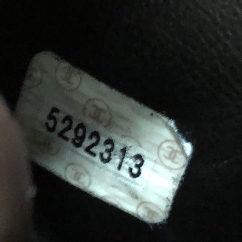 Chanel Vintage Zeitlos Reißverschluss Eitelkeitsgehäuse Patent Klein 6