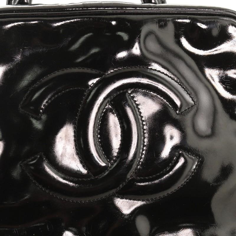 Chanel Vintage Zeitlos Reißverschluss Eitelkeitsgehäuse Patent Klein 3