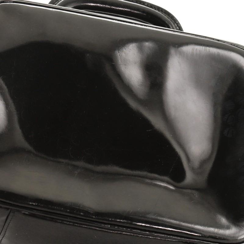 Chanel Vintage Zeitlos Reißverschluss Eitelkeitsgehäuse Patent Klein 4