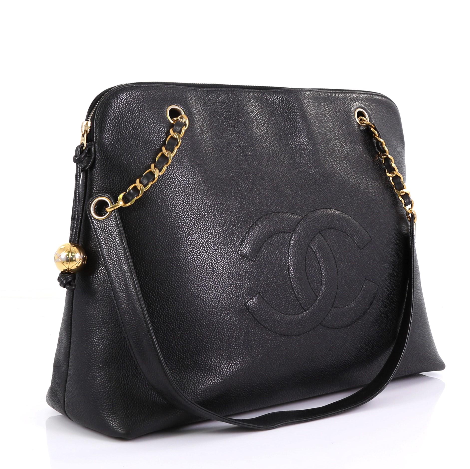 Chanel vintage timeless tote sales