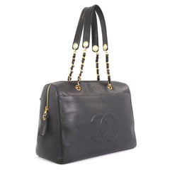 Chanel Vintage Timeless Zip Tote Caviar Large