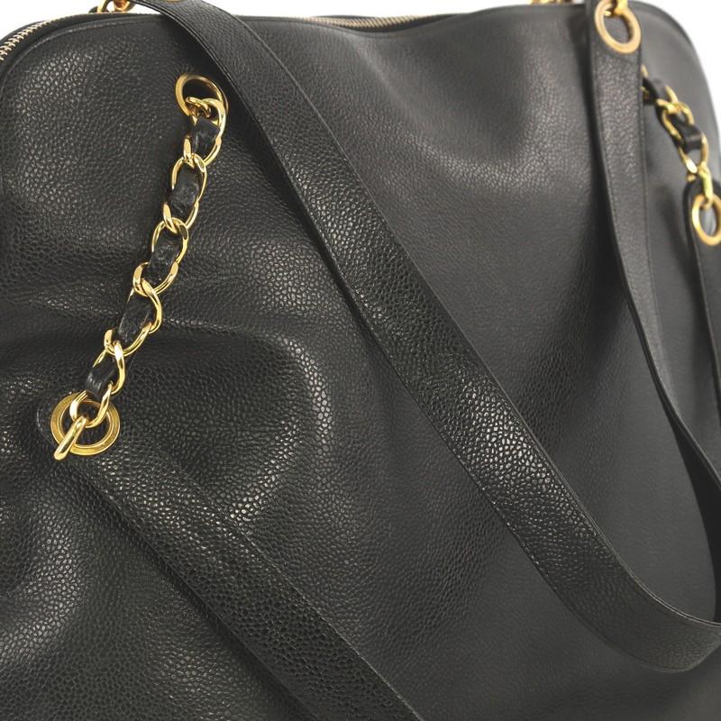 Chanel Vintage Timeless Zip Tote Caviar Large 2