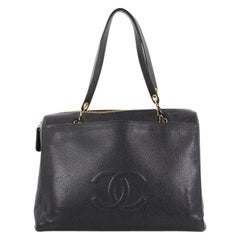 Chanel Vintage Timeless Zip Tote Caviar Large