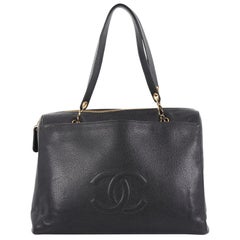Chanel Vintage Timeless Zip Tote Caviar Large