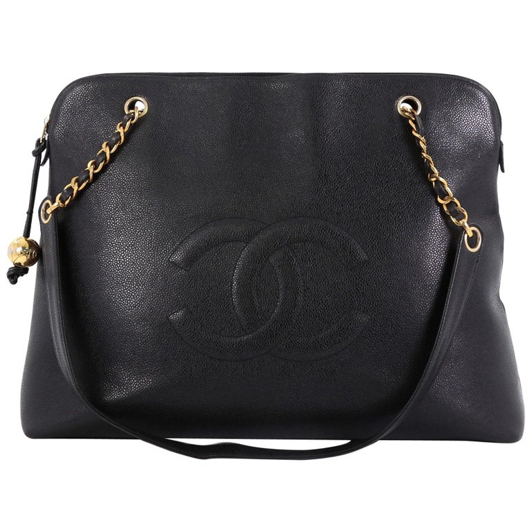 Chanel Vintage Timeless Zip Tote Caviar Large at 1stDibs | chanel zip tote