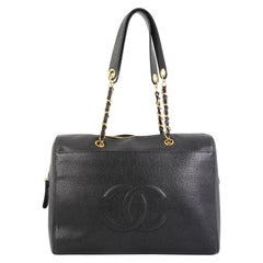 Chanel Vintage Timeless Zip Tote Caviar Large