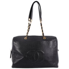 Chanel Vintage Timeless Zip Tote Caviar Medium