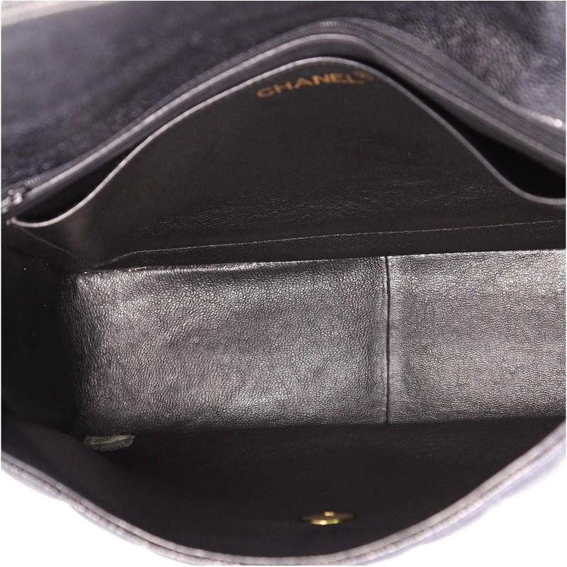 Women's or Men's Chanel Vintage Top Handle Bag Vertical Quilt Caviar Medium