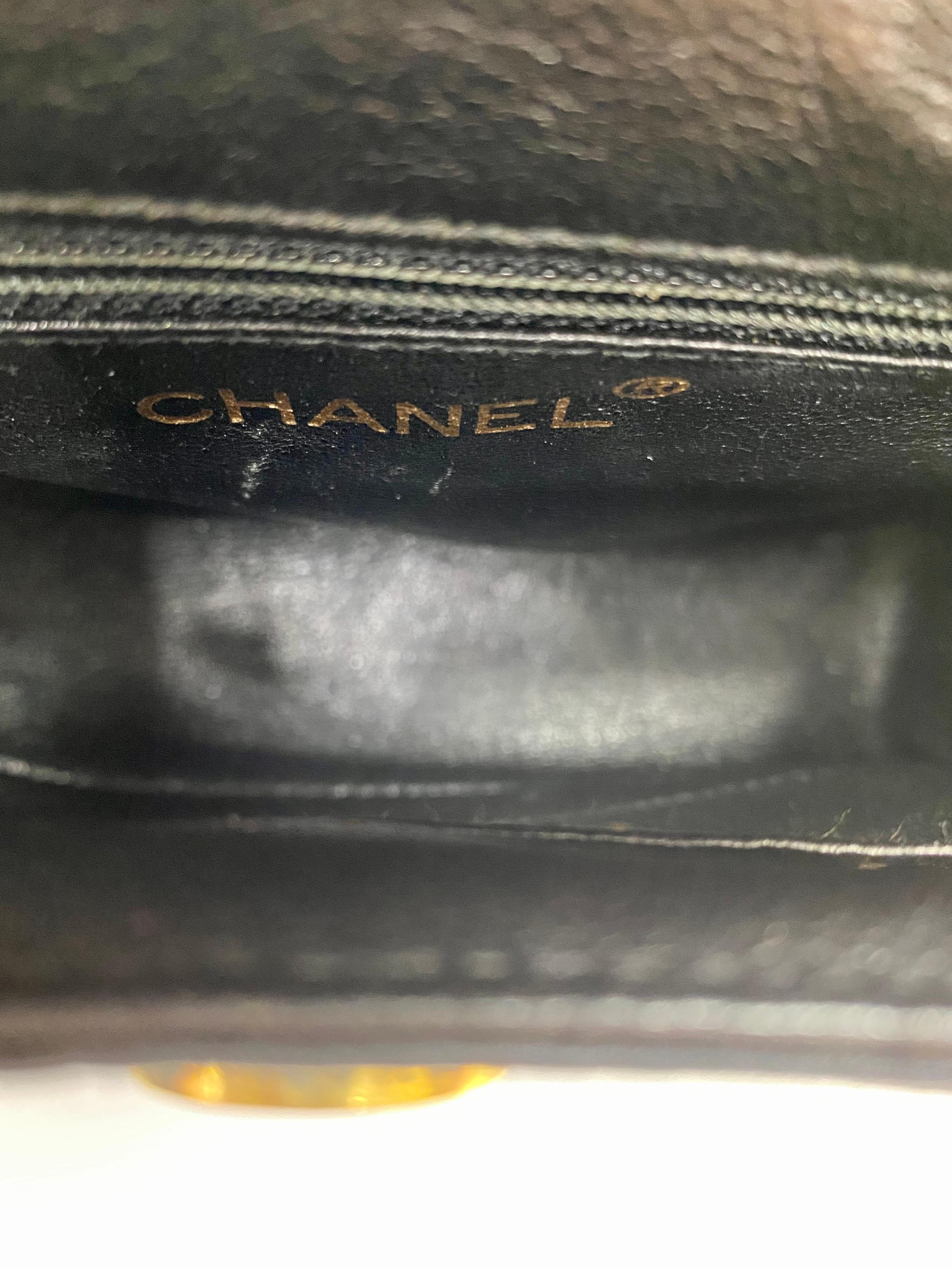 Chanel Vintage Tortoiseshell Black Evening bag  3