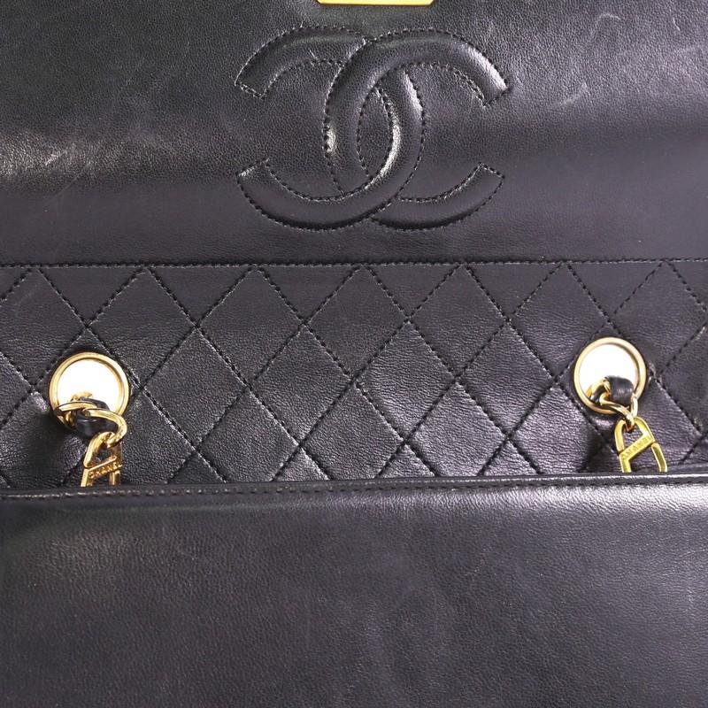 Chanel Vintage Trapezoid CC Flap Bag Leather Small 3