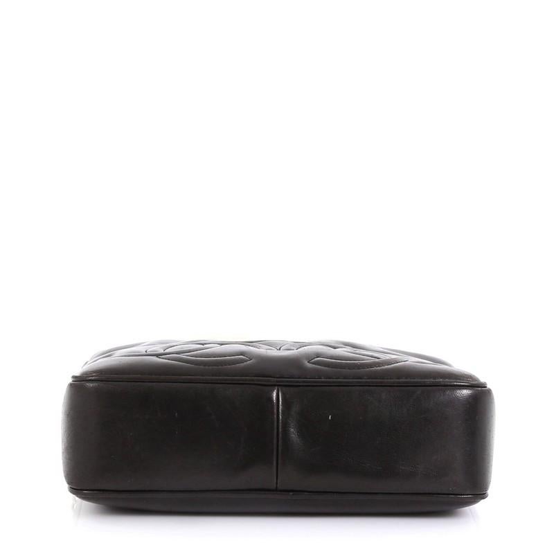 Women's Chanel Vintage Triple CC Camera Bag Leather Medium