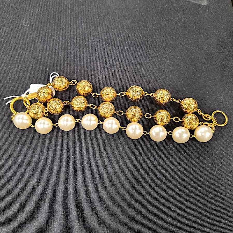 bracelet chanel perle
