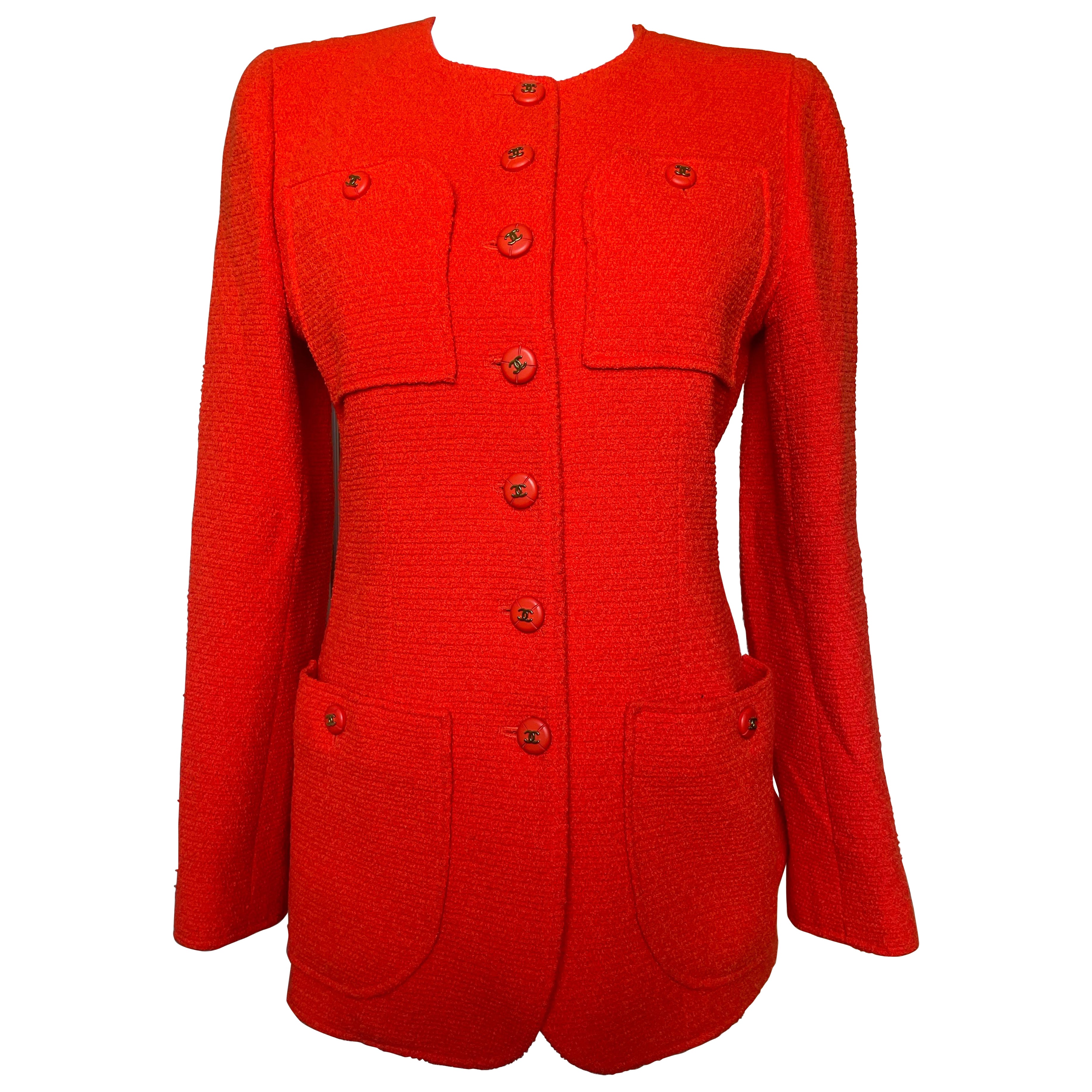 CHANEL Vintage tweed Jacket Spring Summer 1995