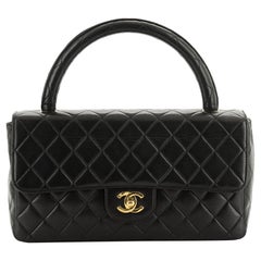 Chanel Vintage Twin Top Handle Flap Bag