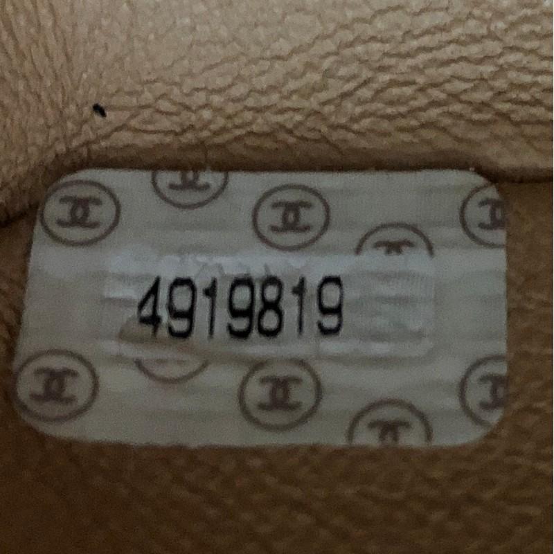 Chanel Vintage Twin Top Handle Flap Bag Quilted Lambskin Medium 2