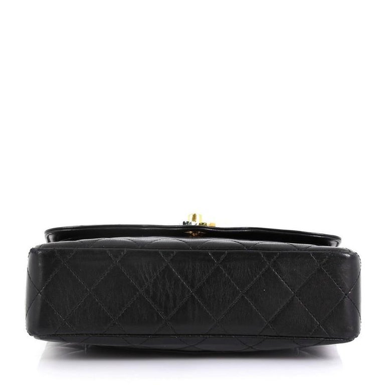 Chanel Vintage Two-Tone CC Flap Bag Quilted Lambskin Small at 1stDibs ...