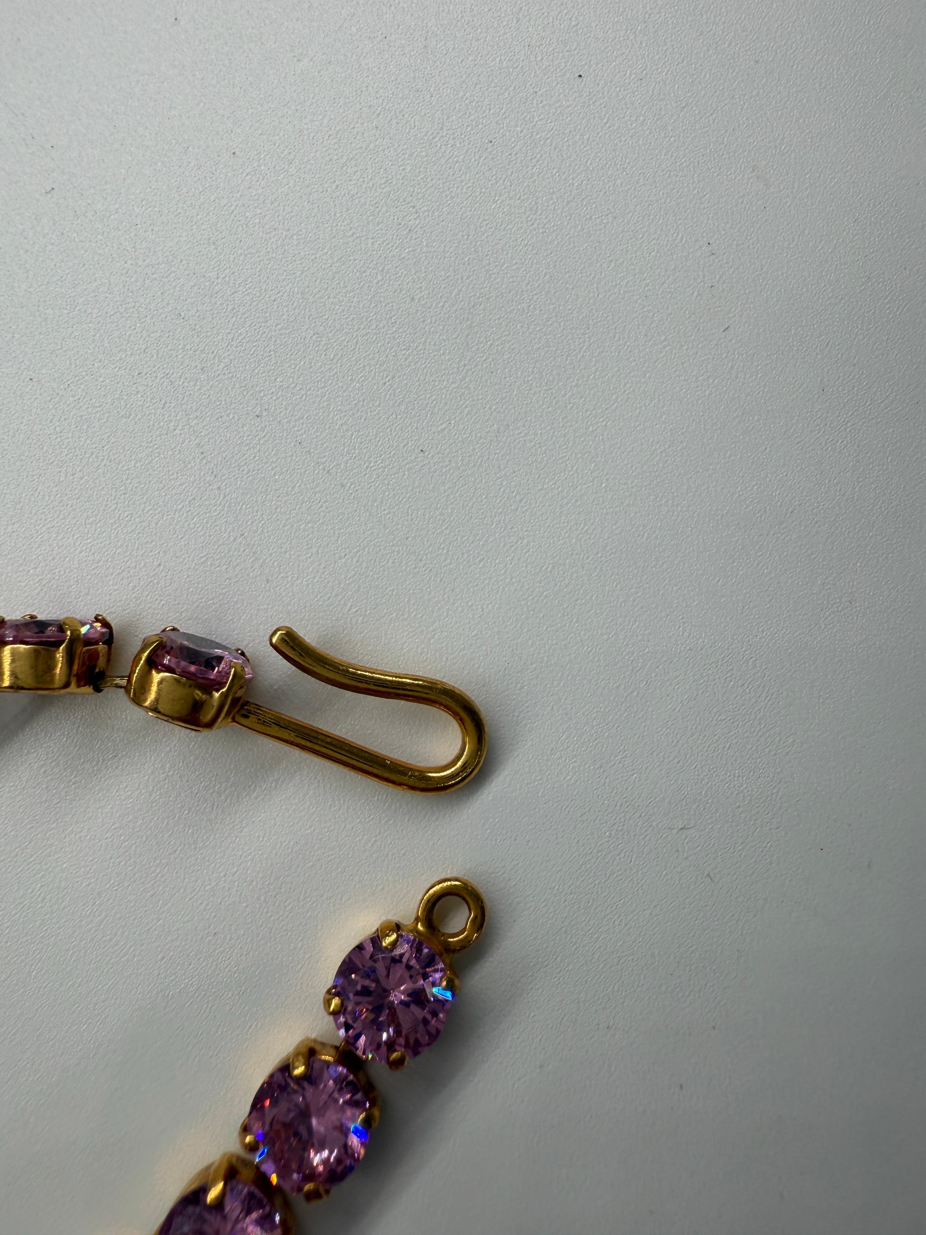 Chanel Vintage Ultra Rare 95P Rose Barbie Choker en vente 5