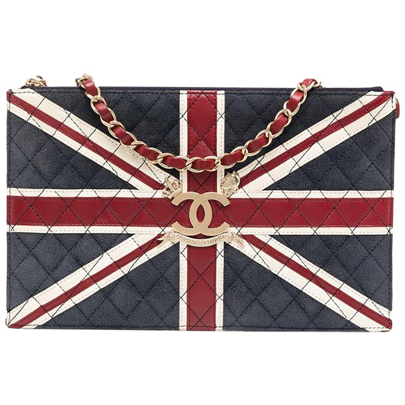 Chanel Chanel Vintage Union Jack Flache Tasche