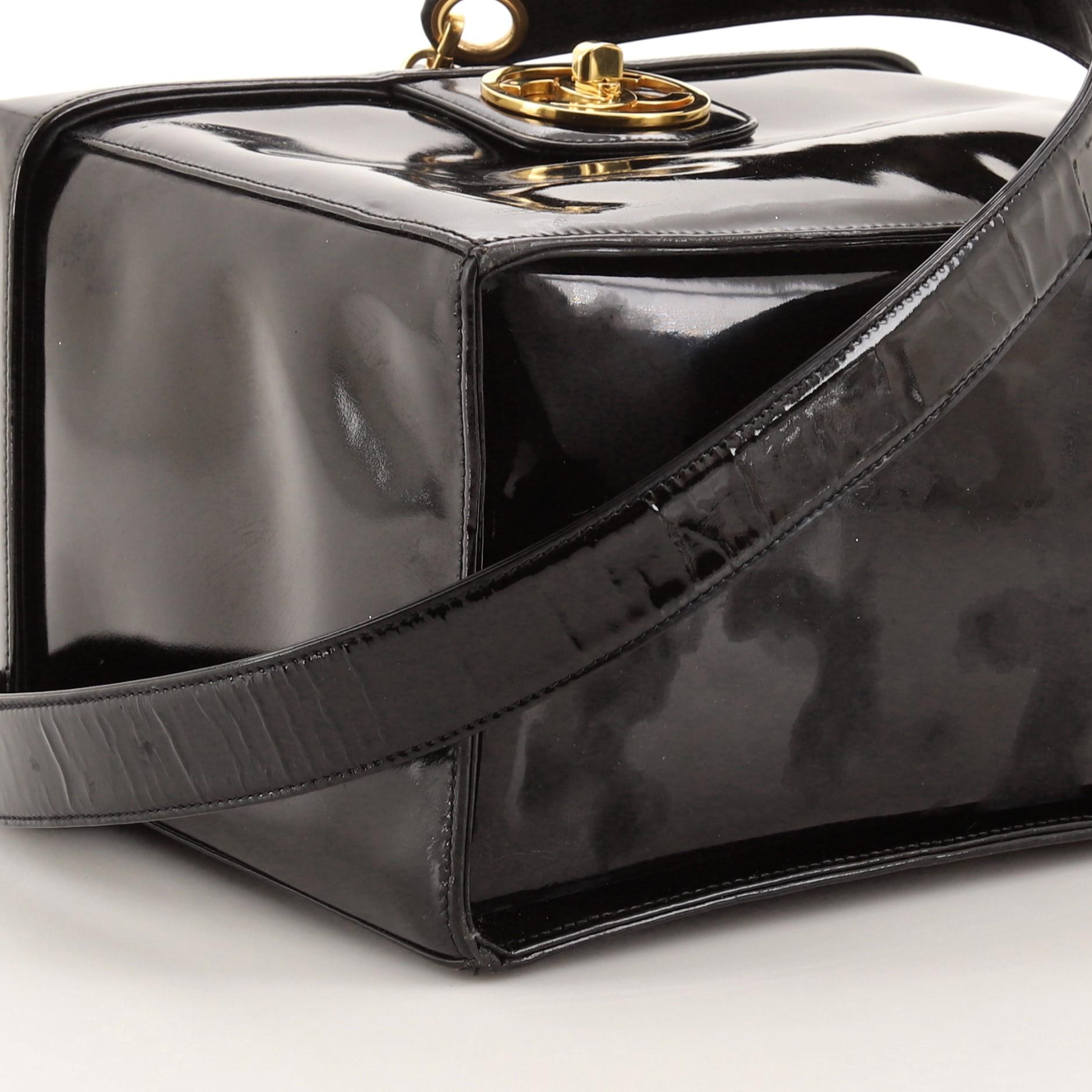 Chanel Vintage Vanity Case Patent Small 1