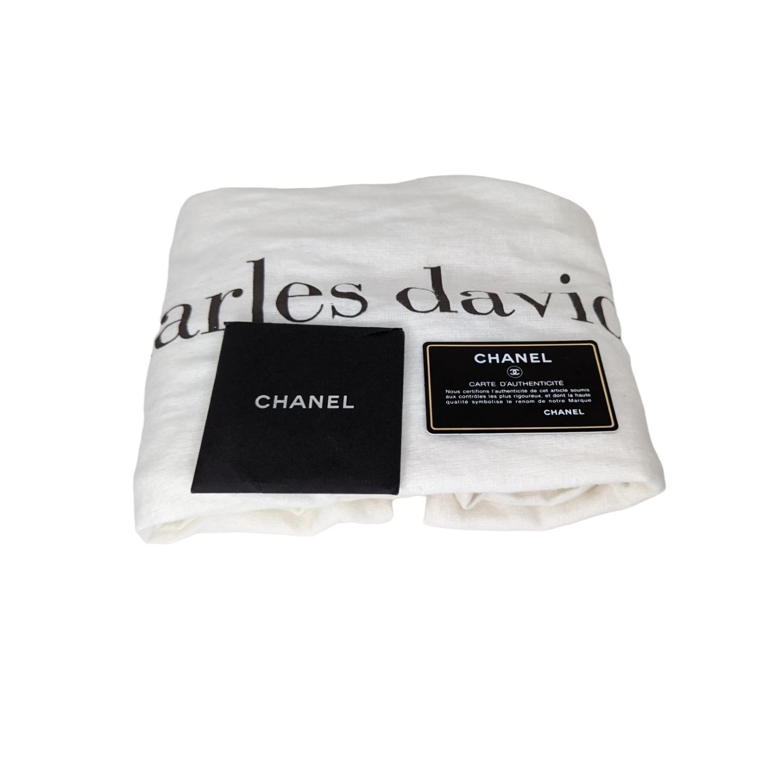 Chanel Vintage Velour Camellia Handle Bag For Sale 3