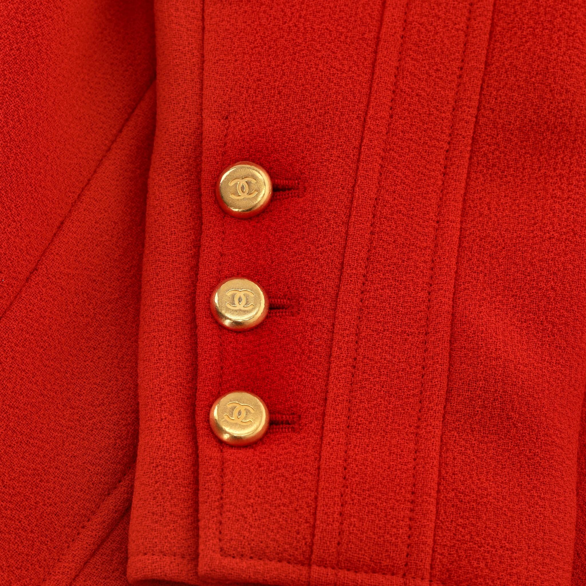 Women's Chanel Vintage Virgin Wool Coat For Sale