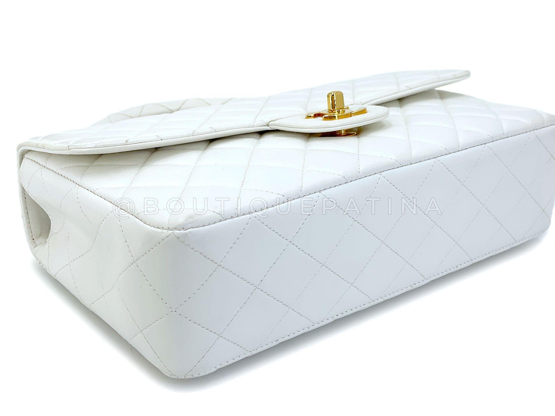 Chanel, sac Kelly blanc Parent Child Mommy Daughter set 24k GHW 68349 en vente 2