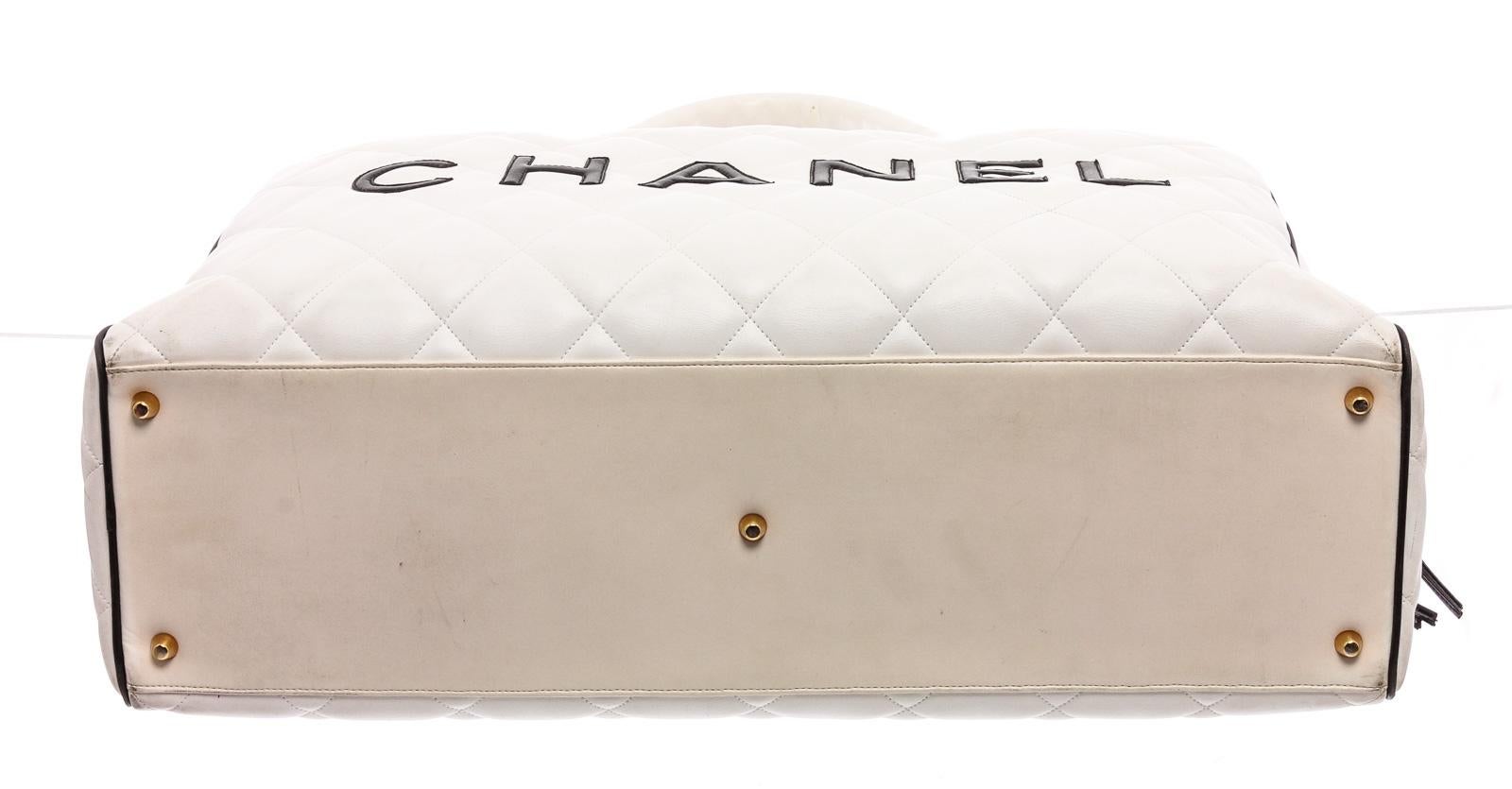 black chanel duffle bag