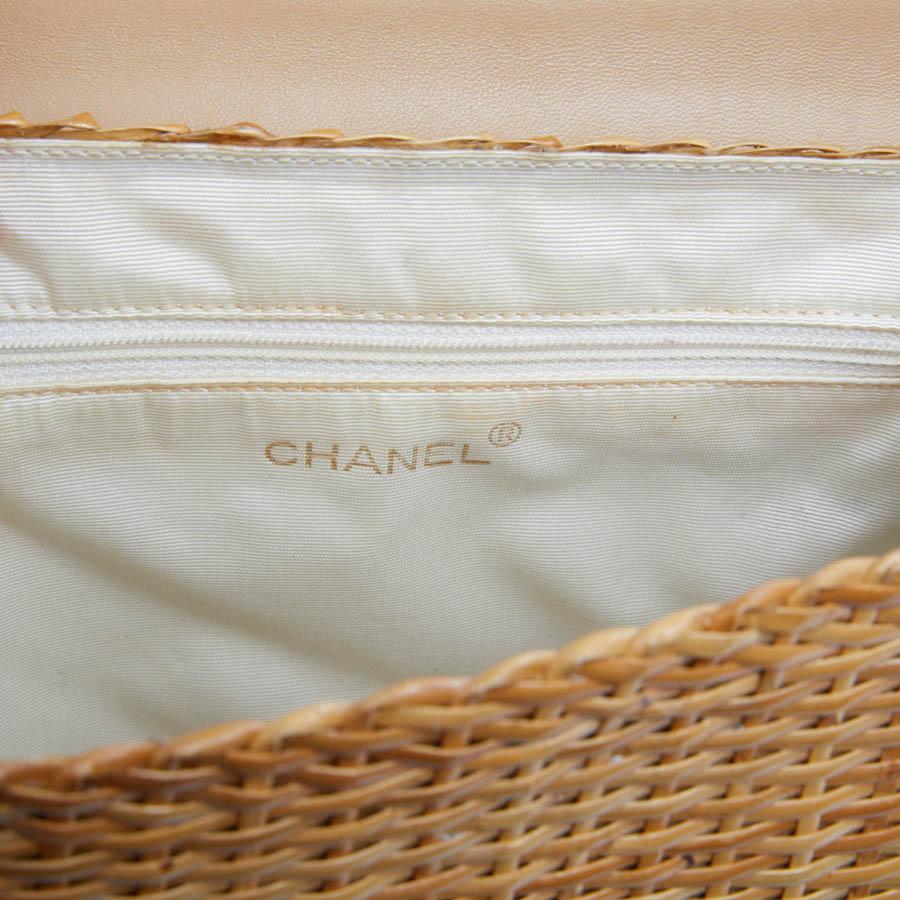 CHANEL Vintage Wicker Bag 4
