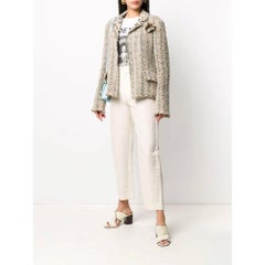 Chanel Vintage wool-cotton-mohair tweed 2000s jacket