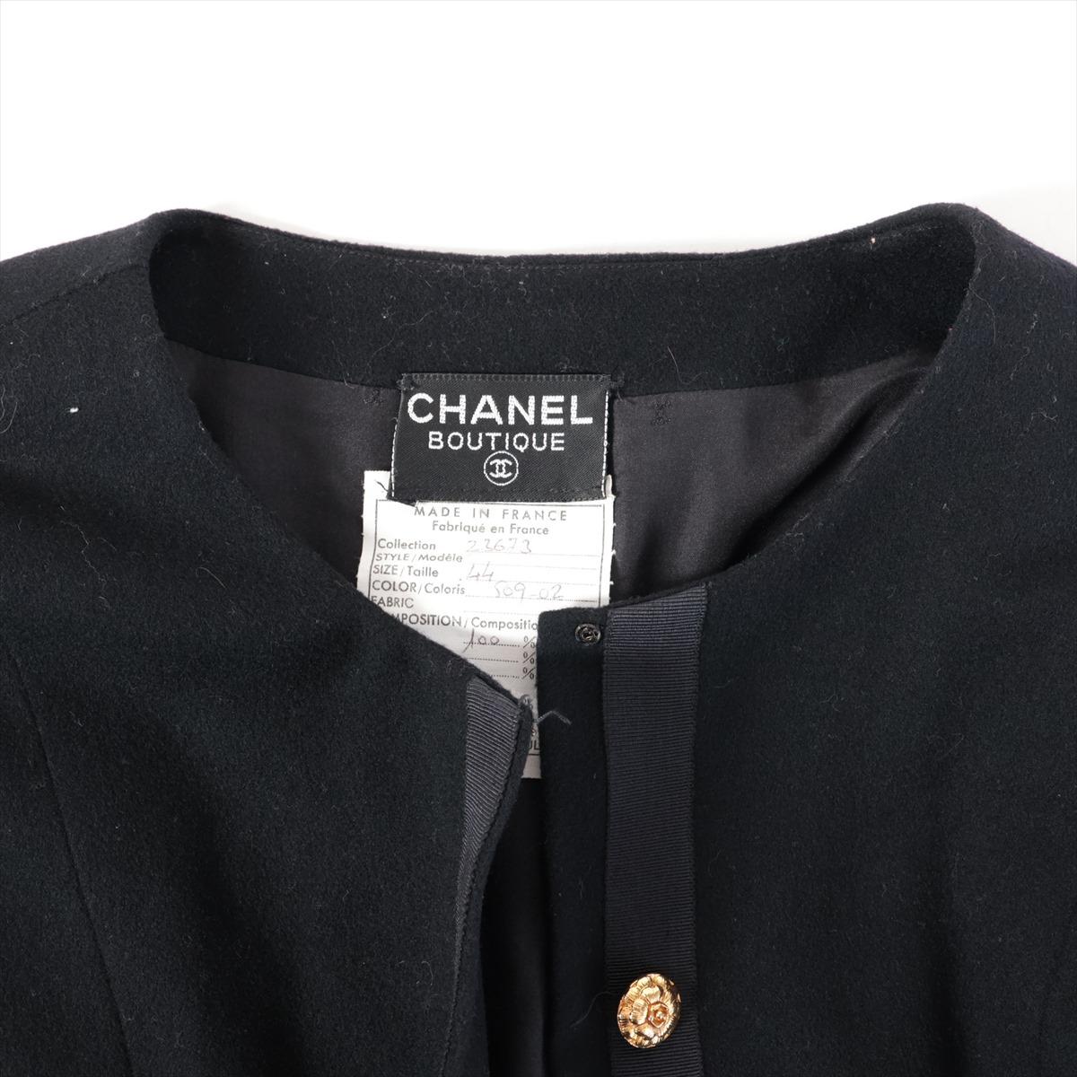 Donna Abito a maniche lunghe in lana vintage di Chanel