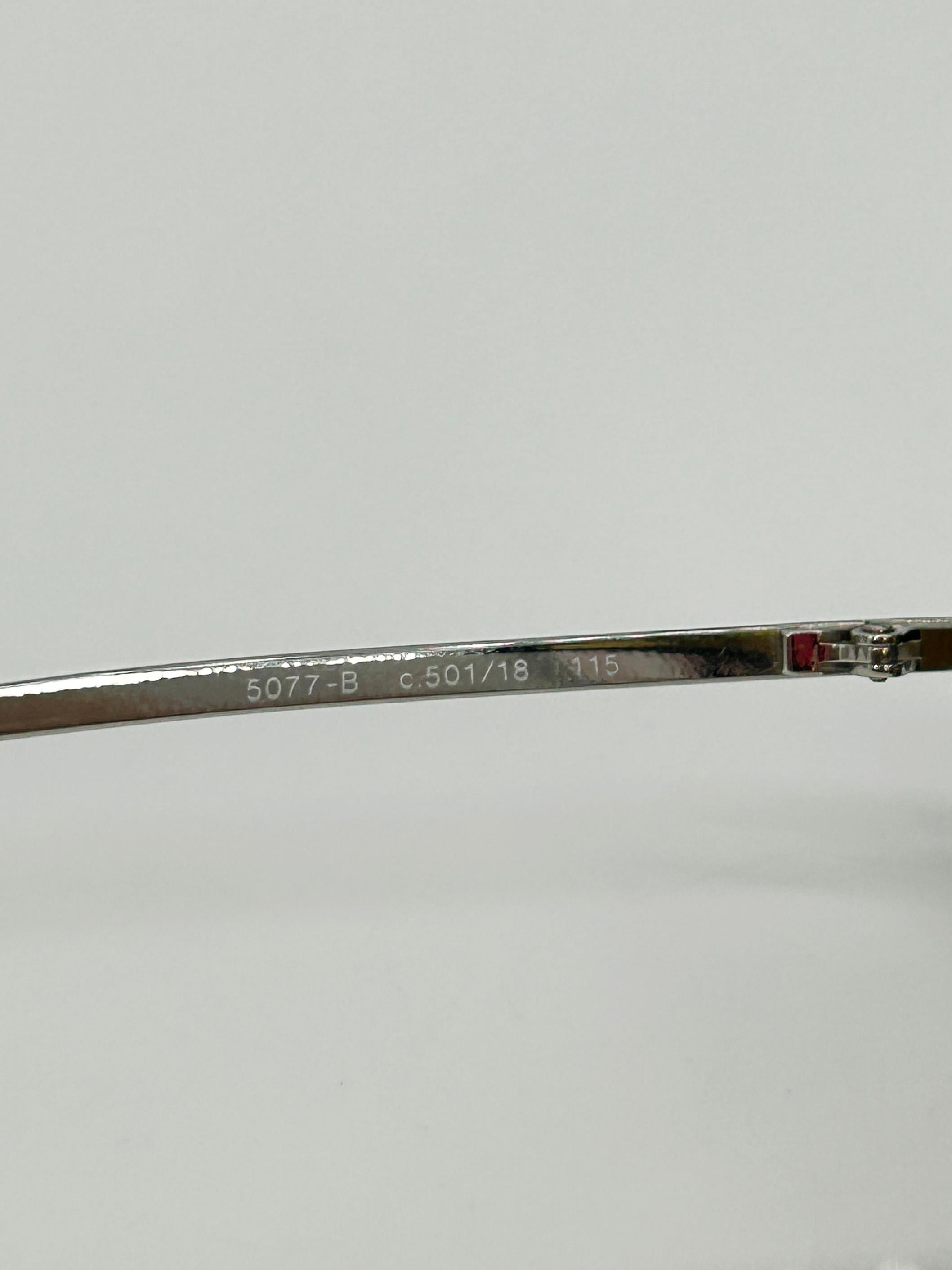 Chanel Vintage By Brown CC Logo Crystal Frame Shield Lunettes de soleil c2000s en vente 6