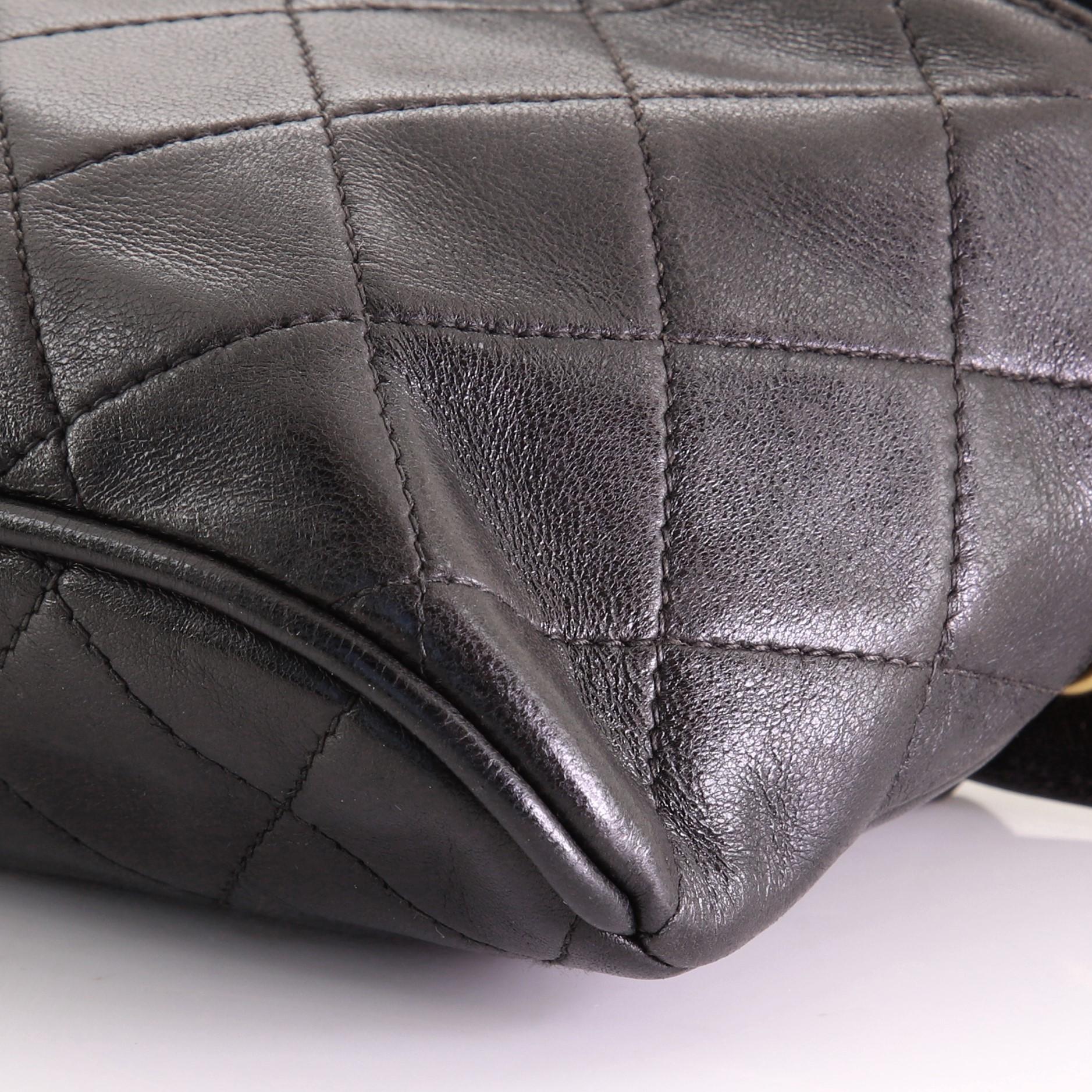 Chanel Vintage Zip Belt Bag Quilted Lambskin Medium 1