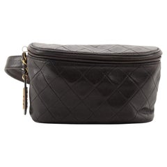 Chanel Vintage Zip Belt Bag Quilted Lambskin Medium