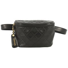 Chanel Vintage Zip Belt Bag Quilted Lambskin Small Chanel Vintage Zip Belt Bag Quilted Lambskin Small