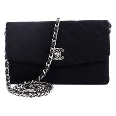 Chanel VIP Chain Crossbody Quilted Jersey