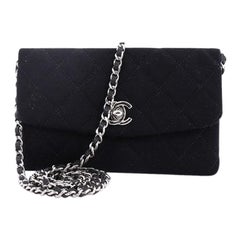 Chanel VIP Chain Crossbody Quilted Jersey