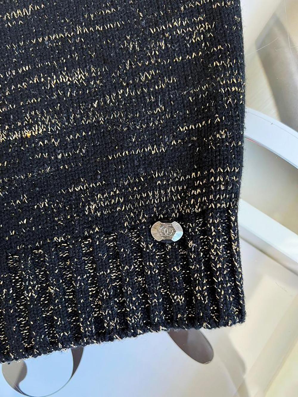Chanel Vittoria Ceretti Style Logo Cashmere Jumper 34 FR 3