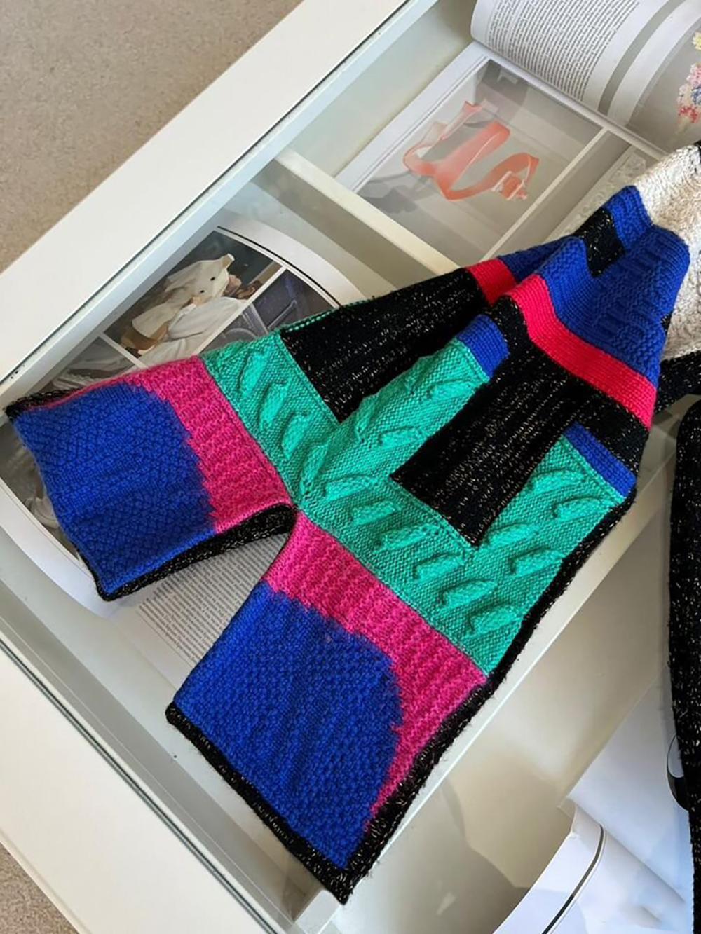 Chanel Vittoria Ceretti Style Logo Cashmere Jumper 34 FR 4