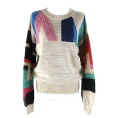 Chanel Vittoria Ceretti Style Logo Cashmere Jumper 34 FR
