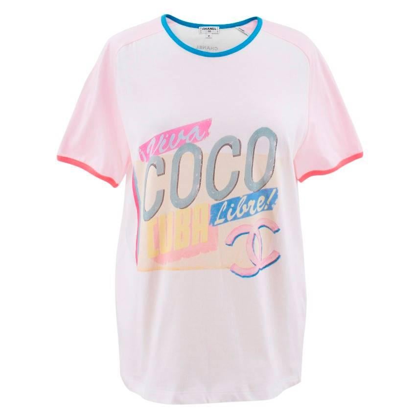 Chanel "Viva Coco Cuba Libre" T-shirt   For Sale