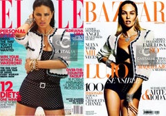 CHANEL Vogue Cover Fluffy White Jacket 38 FR