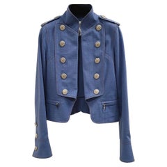 CHANEL Vogue Cover Paris / VERSAILLES Denim Jacket 36 FR CHANEL Vogue Cover Paris / VERSAILLES Denim Jacket 36 FR