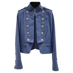 Chanel Denim Jacket - 22 For Sale on 1stDibs