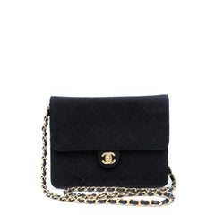 Chanel Vintage Jersey Flap Bag w/Gold Hardware