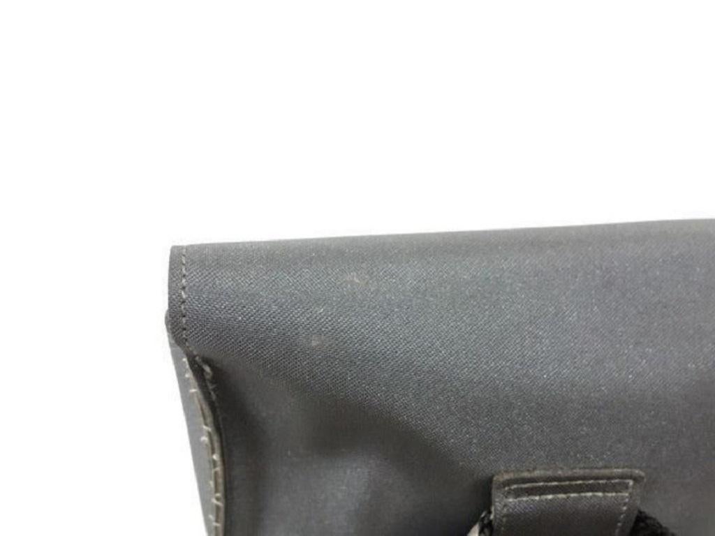 Chanel Waist Belt Sports Logo 233977 Grey Nylon Shoulder Bag For Sale 3