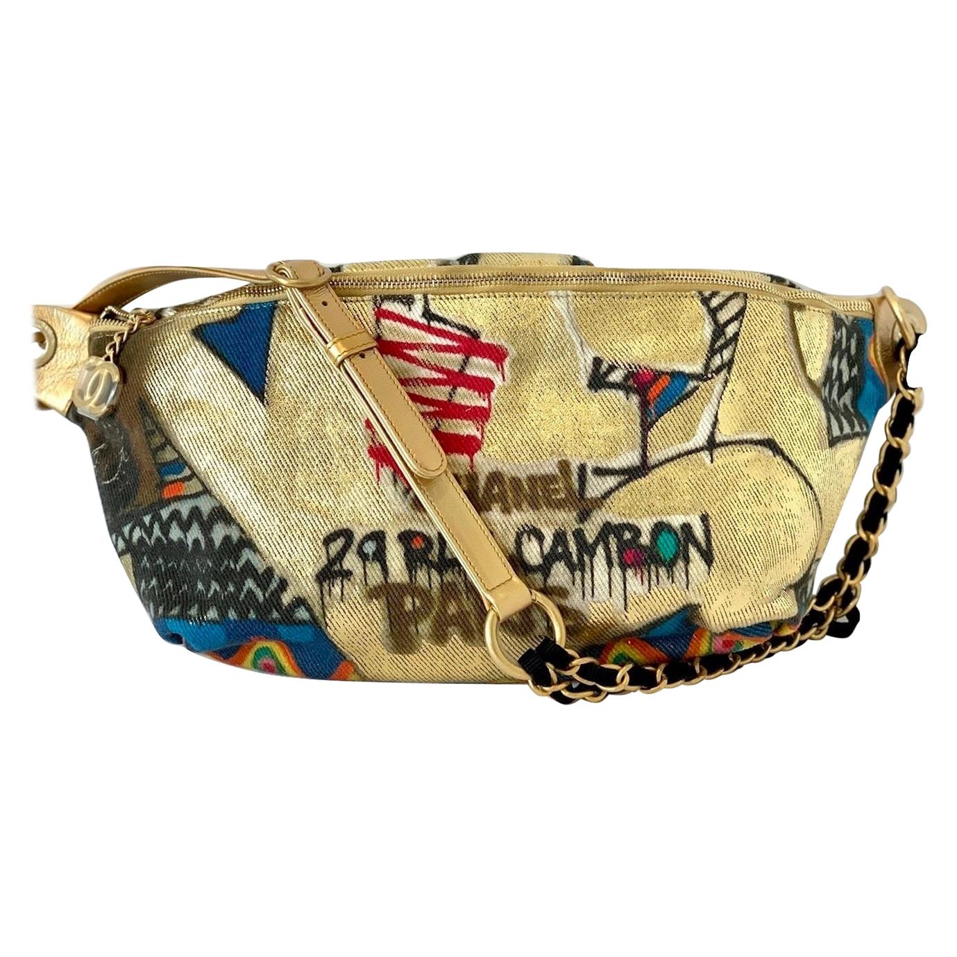 Chanel Waist Bum Bag Graffiti Street Chic at 1stDibs  chanel bumbag, chanel  graffiti bag, chanel bag graffiti