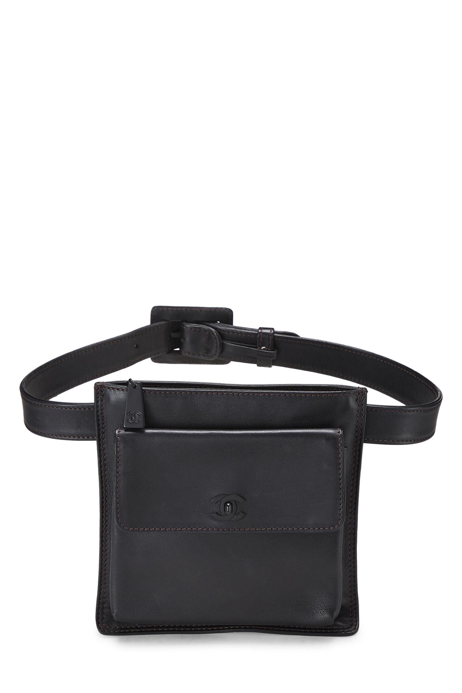 Women's Chanel Waist Bum Belt So Black Fanny Pack For Sale