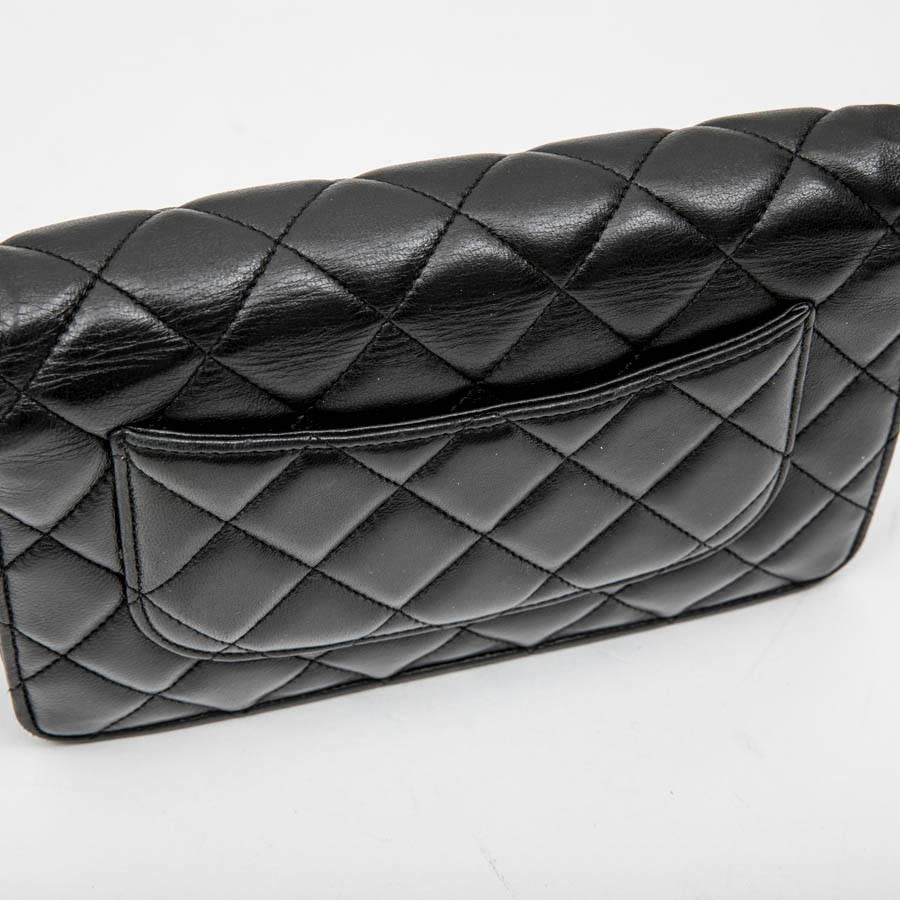 CHANEL 'Wallet on Chain' All Black Bag in Black Quilted Smooth Leather 1