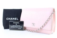 Chanel Wallet on Chain Camellia 3cr0108 Pink Leather Cross Body Bag