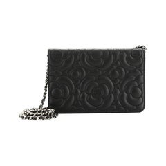 Chanel Wallet on Chain Camellia Caviar